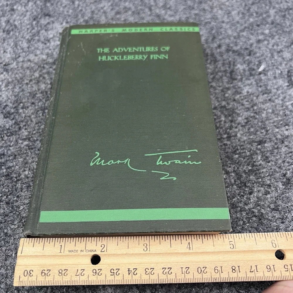 The Adventures of Huckleberry Finn Mark Twain, 1931, Hard Cover Harper's Classic